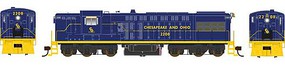 Bowser Baldwin AS-616 Chesapeake & Ohio #2220 DCC Ready HO Scale Model Train Diesel Locomotive #25082