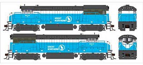 Bowser U25b BN-GN Phase IV #5414 DCC Ready HO Scale Model Train Diesel Locomotive #25125