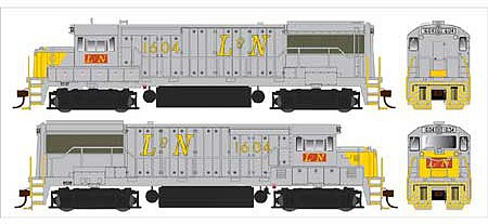 Bowser U25b L&N PH IIa #1607 DCC Ready HO Scale Model Train Diesel Locomotive #25142