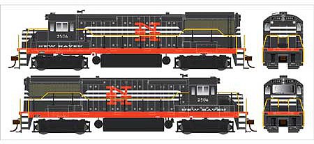 Bowser U25b New Haven PH IIb #2506 DCC Ready HO Scale Model Train Diesel Locomotive #25147