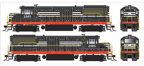 Bowser GE U25b Penn Central NH PH IIb #2665 DCC Ready HO Scale Model Train Diesel Locomotive #25153
