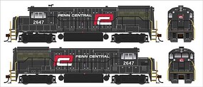 Bowser GE U25B Phase III Penn Central #2647 DCC HO Scale Model Train Locomotive #25158