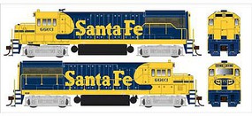Bowser U25b Santa Fe PH IIa #6603 DCC Ready HO Scale Model Train Diesel Locomotive #25173