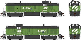 Bowser Alco RS3 Phase 3 Burlington Northern #4082 HO Scale Model Train Diesel Locomotive #25186