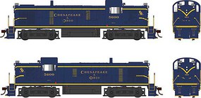 Bowser Alco RS3 Phase 3 LokSound &amp; DCC Chesapeake &amp; Ohio #5600 (As-Delivered, blue, yellow)