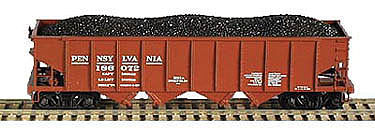 Bowser H21a Hopper Pennsylvania RR #197344 N Scale Model Train Freight Car #37753