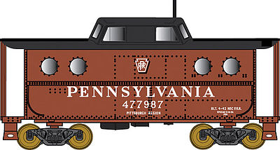 Bowser PRR Class N5C Steel Cabin Car Pennsylvania RR #477983 N Scale Model Train Freight Car #37790