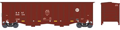 Bowser 2-Bay Airslide Covered Hopper BNSF #808126 N Scale Model Train Freight Car #37920