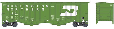 Bowser 2-Bay Air slide Covered Hopper BN #413379 N Scale Model Train Freight Car #37928