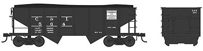 Bowser PRR Class GLa 2-Bay Open Hopper Cambria & Indiana #561 N Scale Model Train Freight Car #37965