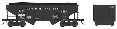 Bowser PRR Class GLa 2-Bay Open Hopper Lehigh Valley #20425 N Scale Model Train Freight Car #37982