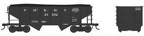 Bowser PRR Class GLa 2-Bay Open Hopper Ready to Run Pittsburgh, McKeesport & Youghiogheny 28502 (black, NYC Lines Logo) N-Scale Bowser PRR Class GLa 2-Bay Open Hopper Ready to Run Pittsburgh, McKeesport & Youghiogheny 28502 (black, NYC Lines Logo) N-Scale