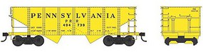 Bowser PRR Class GLa 2-Bay Open Hopper Ready to Run Pennsylvania Railroad 494733 (MOW yellow, Spelled-Out Roadname) N-Scale Bowser PRR Class GLa 2-Bay Open Hopper Ready to Run Pennsylvania Railroad 494733 (MOW yellow, Spelled-Out Roadname) N-Scale