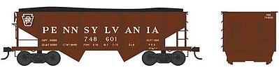 Bowser PRR Class GLa 2-Bay Open Hopper Pennsylvania RR #748606 N Scale Model Train Freight Car #38008