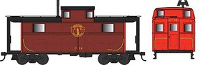 Bowser N5 Caboose Boston & Maine #C14 minute man logo HO Scale Model Train Freight Car #38073