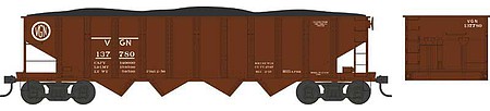 Bowser H21 Hopper Virginian #137822 N Scale Model Train Freight Car #38133