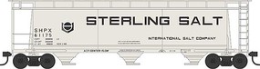 Bowser Cylindrical Hopper Sterling Salt #61175 N Scale Model Train Freight Car #38161