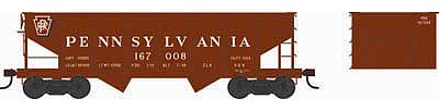 Bowser Cylindrical Hopper Pennsylvania RR #167008 N Scale Model Train Freight Car #38173