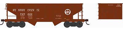 Bowser GLa 2-Bay Hopper Pennsylvania RR #729243 N Scale Model Train Freight Car #38183