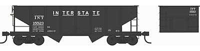 Bowser GLa 2-Bay Hopper Interstate #15523 N Scale Model Train Freight Car #38191