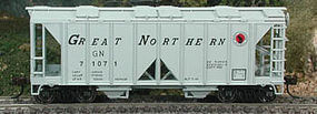 70-Ton 2-Bay Covered Hopper Great Northern #71071 HO Scale Model Train Freight Car #40312