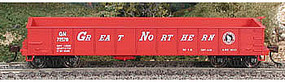 Bowser GS Gondola Great Northern #72570 (red, white) HO Scale Model Train Freight Car #40319 Bowser GS Gondola Great Northern #72570 (red, white) HO Scale Model Train Freight Car #40319