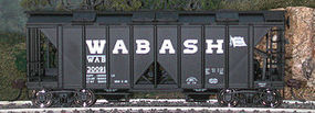 Bowser 70-Ton 2-Bay Covered Hopper Wabash #2 HO Scale Model Train Freight Car #40404 Bowser 70-Ton 2-Bay Covered Hopper Wabash #2 HO Scale Model Train Freight Car #40404