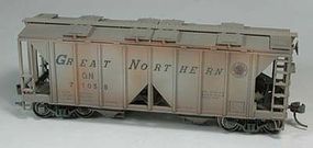 Bowser 70 Ton Covered Hopper Great Northern 71071 HO Scale Model Train Freight Car #40484