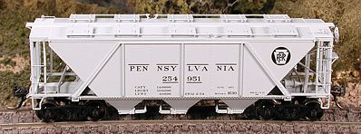 Bowser H30 Covered Hopper Pennsylvania Railroad HO Scale Model Train Freight Car #40944
