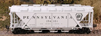 Bowser H30 Covered Hopper Pennsylvania Railroad HO Scale Model Train Freight Car #40952
