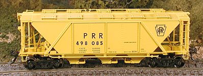 Bowser H30 Covered Hopper Pennsylvania Railroad HO Scale Model Train Freight Car #40974