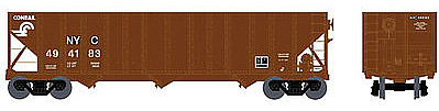 Bowser 100 Ton Hopper Conrail #494186 HO Scale Model Train Freight Car #41012
