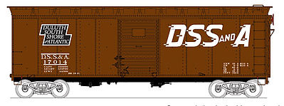 Bowser X31a Boxcar DSS&A #17018 HO Scale Model Train Freight Car #41051