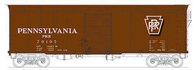 Bowser X31a Boxcar Pennsylvania RR #70105 HO Scale Model Train Freight Car #41056 Bowser X31a Boxcar Pennsylvania RR #70105 HO Scale Model Train Freight Car #41056