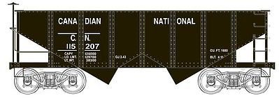 Bowser Gla 2-bay Hopper Canadian National #115317 HO Scale Model Train Freight Car #41139
