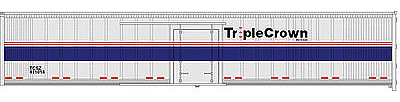 Bowser 53 Roadrailer Triple Crown #41100 HO Scale Model Train Freight Car #41341