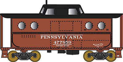 Bowser N5c Caboose Pennsylvania RR #477855 HO Scale Model Train Freight Car #41428