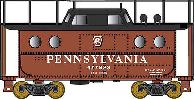 Bowser N5c Caboose Pennsylvania RR #477923 HO Scale Model Train Freight Car #41440