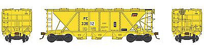 Bowser H30 Covered Hopper Penn Central #33812 HO Scale Model Train Freight Car #41456