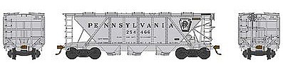 Bowser H30 Covered Hopper Pennsylvania RR #254471 HO Scale Model Train Freight Car #41470