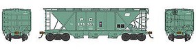 Bowser H30 Covered Hopper Penn Central #875701 HO Scale Model Train Freight Car #41472