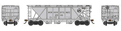 Bowser H30 Covered Hopper Pennsylvania RR #255316 HO Scale Model Train Freight Car #41475
