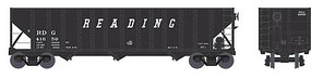 Bowser 100-Ton 3-Bay Hopper Ready to Run Executive Line Reading #41650 (black, Speed Lettering) Bowser 100-Ton 3-Bay Hopper Ready to Run Executive Line Reading #41650 (black, Speed Lettering)