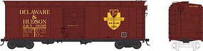 Bowser Ho 40'Boxcar D&H 19155 Bowser Ho 40'Boxcar D&H 19155