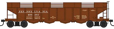 Bowser H22 4-Bay Hopper Car Pennsylvania RR #406263 HO Scale Model Train Freight Car #42059