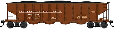 Bowser H21 4-bay Hopper Car Pennsylvania Lines RR #904856 HO Scale Model Train Freight Car #42073