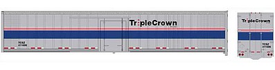 Bowser 53 RoadRailer Triple Crown #411006 NS/ex-Amtrak HO Scale Model Train Freight Car #42122
