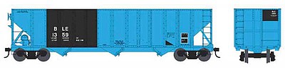 Bowser 100-Ton 3-Bay Open Hopper Bessemer & Lake Erie #1382 HO Scale Model Train Freight Car #42129