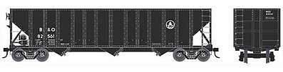 Bowser 100-Ton 3-Bay Open Hopper Car Baltimore & Ohio #82591 HO Scale Model Train Freight Car #42136