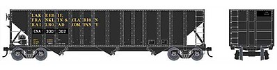 Bowser 100-Ton 3-Bay Open Hopper Canadian National #330302 HO Scale Model Train Freight Car #42164